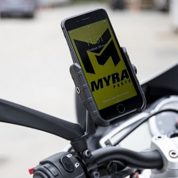 Myra - HPC112 - Support rétroviseur étanche pour smartphone/GPS/PDA