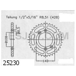 Cour Suzuki 125 Dr-z 03- Petites Roues